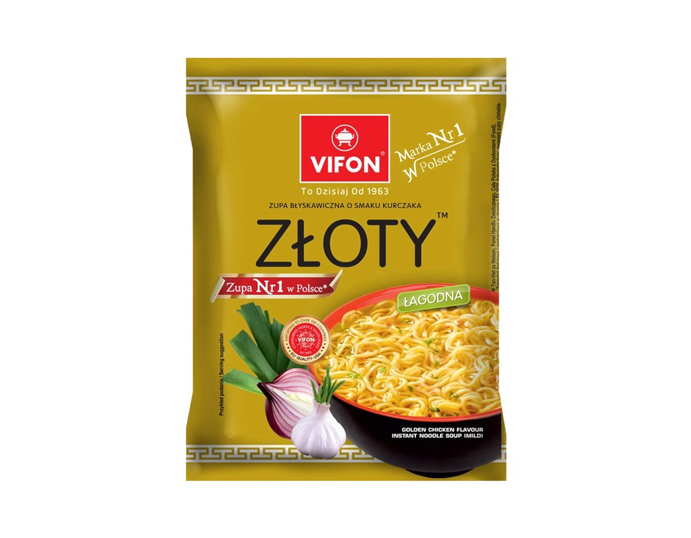 zupa VIFON Kurczak złoty 70 g (karton 24 szt.)