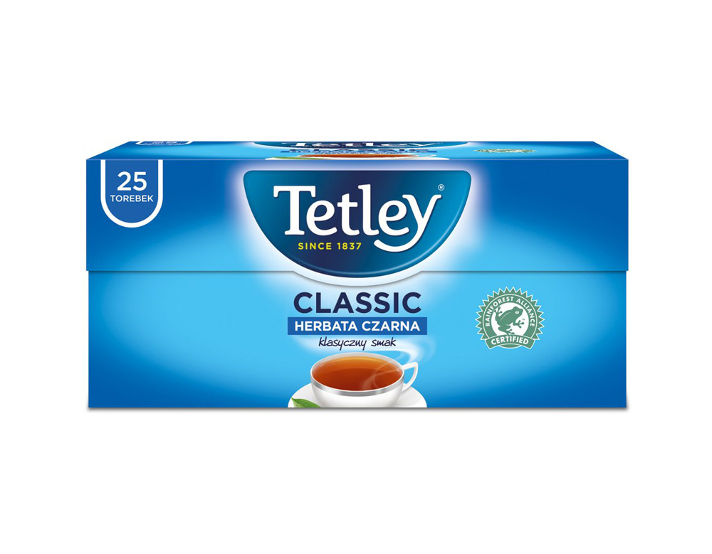 Herbata  ekspresowa (czarna) Tetley 25 szt