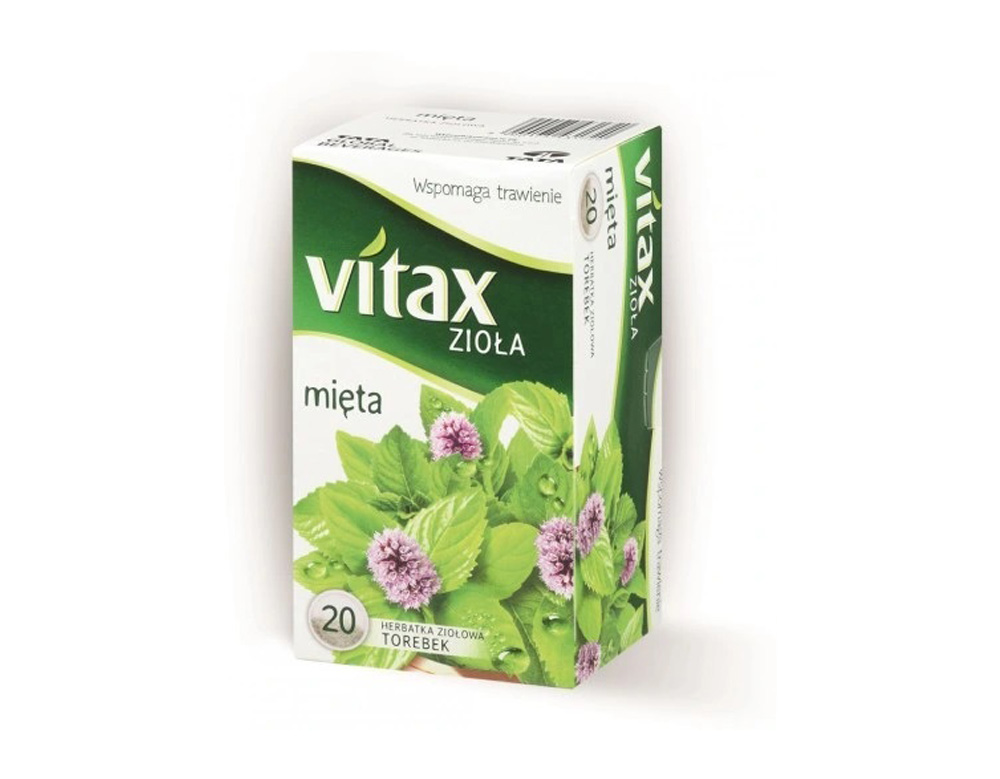 Herbata ekspresowa (mięta) Vitax 10 szt