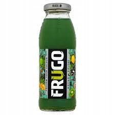 Frugo w butelce szklanej 250ml - mocno zielone (karton 15 szt.)
