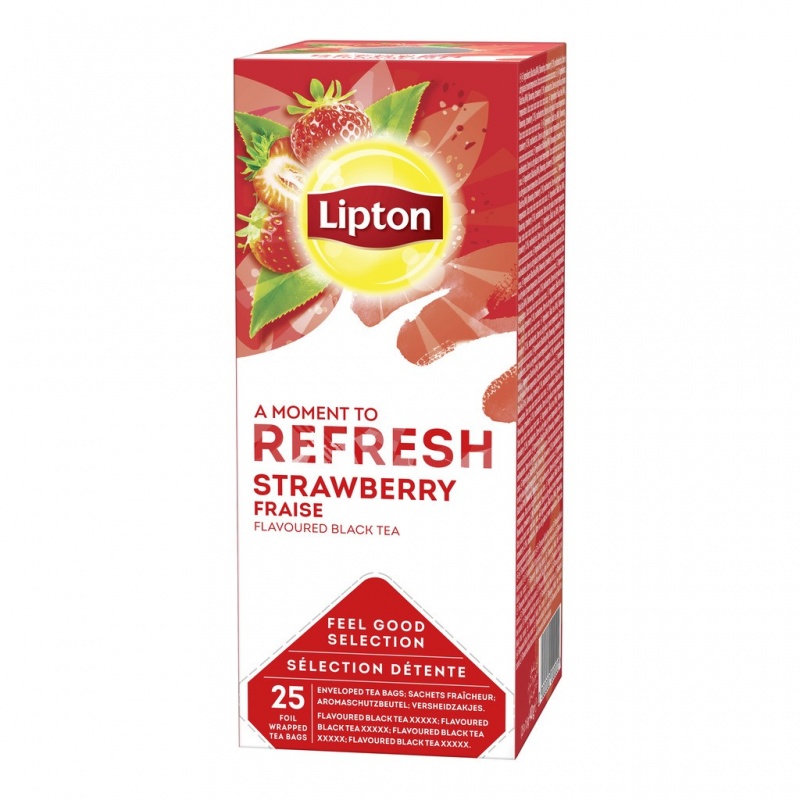 Lipton Strawberry 25 kopert - truskawka