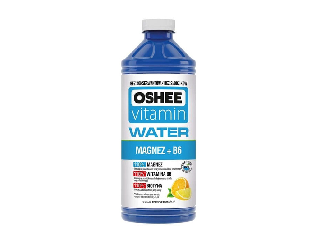 OSHEE cyt/pom 0,55L Vitamin Water Magnez+B6