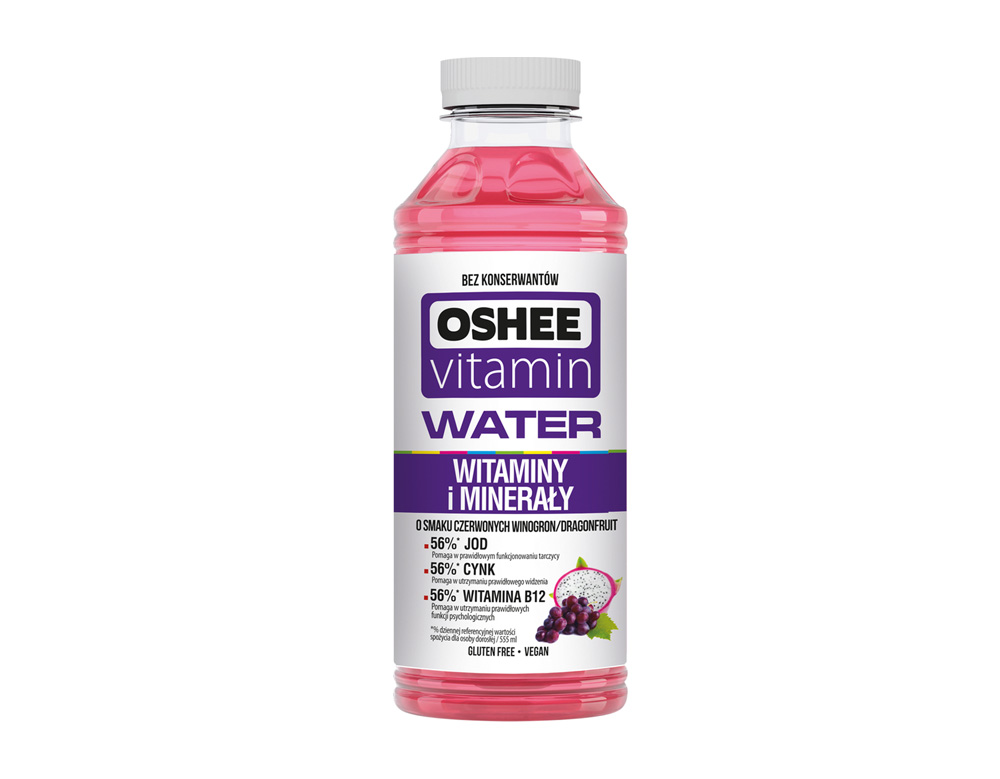 OSHEE win. 0,55L Vitamin Water Witaminy i Minerały