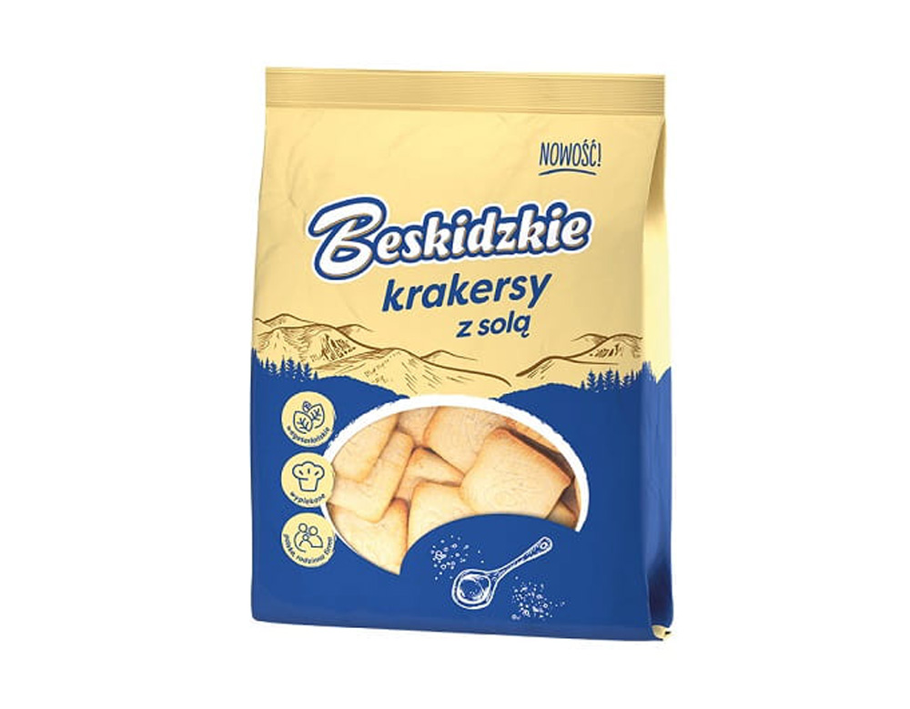 Krakersy beskidzkie z solą 90g