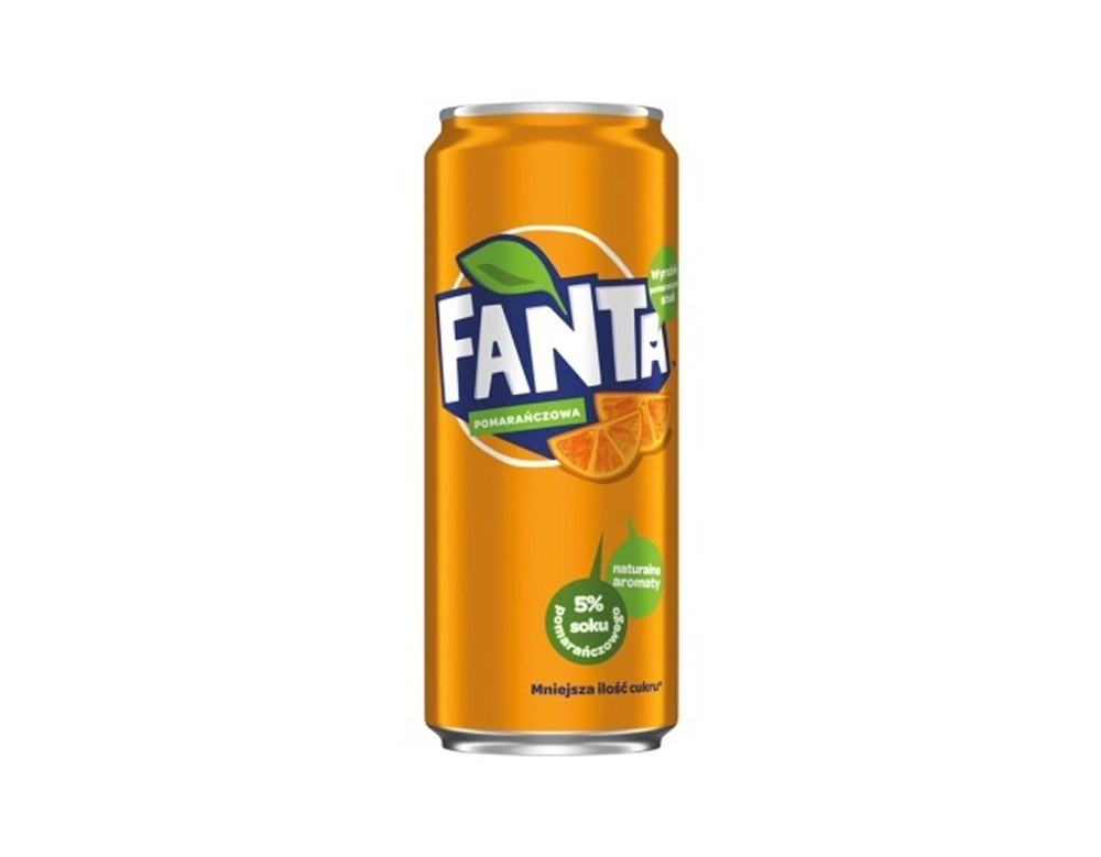 Fanta pom. 330 ml puszka