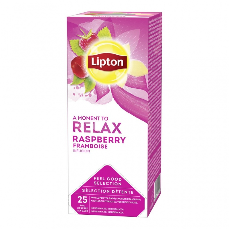 Lipton Raspberry (malina) 25 kopert 