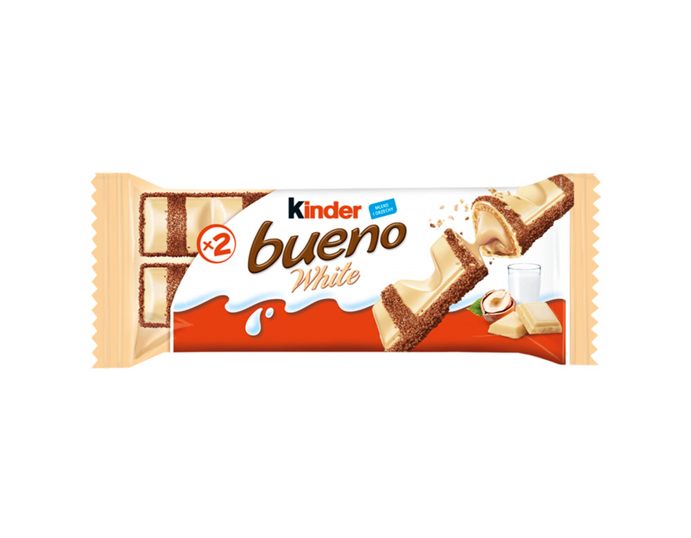 Kinder bueno biały 43g